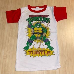 Vintage 1990 T-Shirt Teenage Mutant Ninja Turtles Youth Small 8 Mirage Shirt